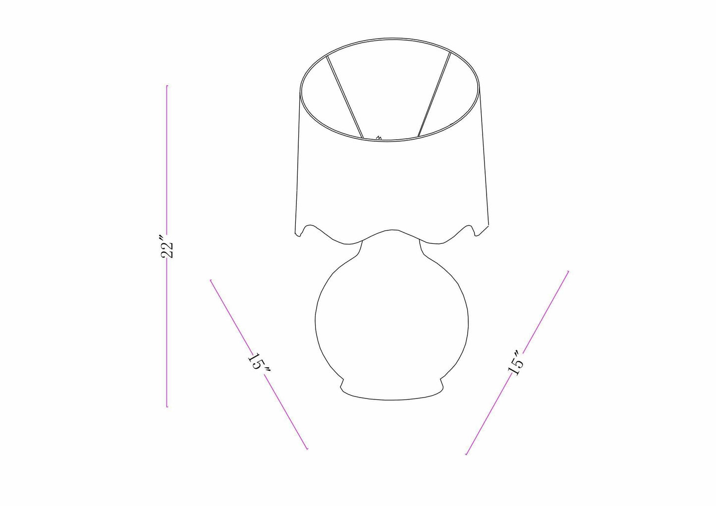 Pojezerje Navy Rattan Table Lamp-4