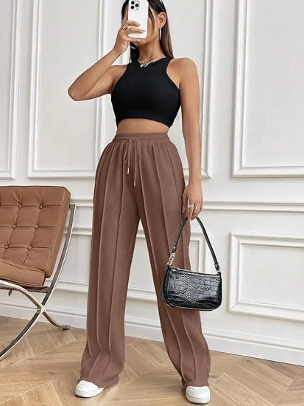 Drawstring Wide Leg Pants with Pockets - DicartluzeDicartluze305798af - e5fc - 459c - ba2e - 22a4a02f2dae - Max
