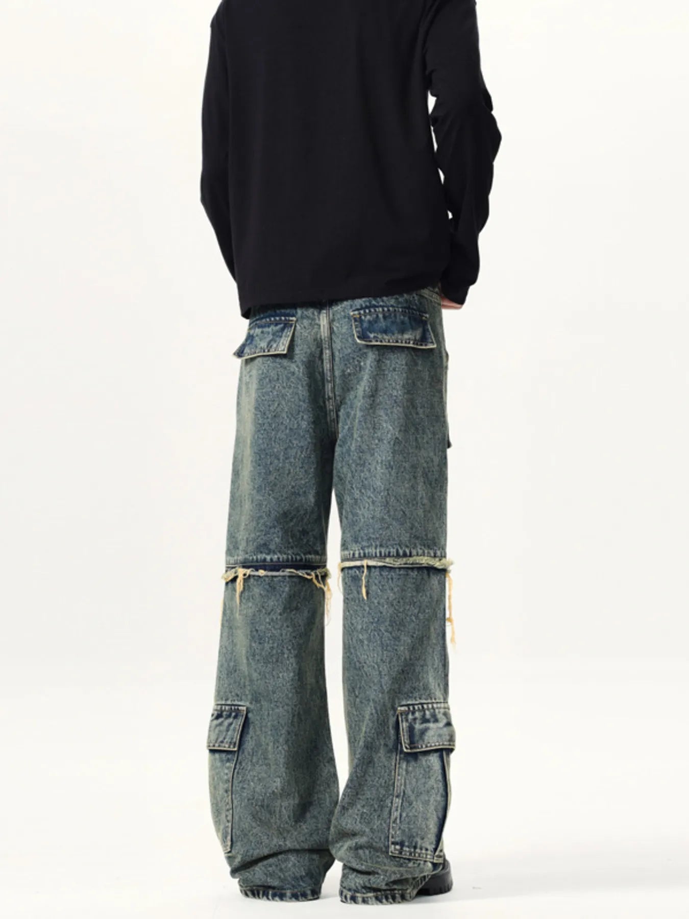 Men's Vintage Wash Multi - Pocket Cargo Jeans - DicartluzeDicartluze4a1fa22e99dd4717b4796eedd76ed32a - Max - Origin