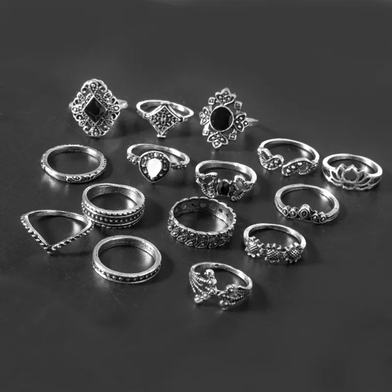 15 Piece Alloy Vintage Ring Set - DicartluzeDicartluzed1226f89 - f256 - 470f - 9aa0 - ad6b804c3c91 - Max