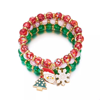 3 Piece Christmas Charm Beaded Bracelet - DicartluzeDicartluze831dc2bc - 1504 - 40e2 - a72b - 6d529e002b11 - Max - Origin