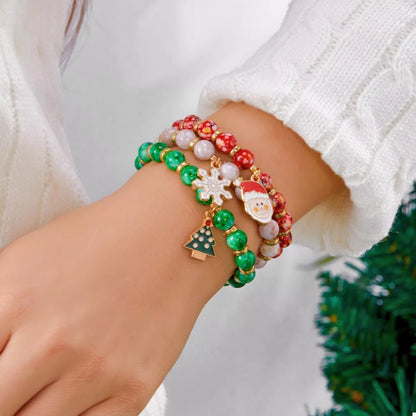 3 Piece Christmas Charm Beaded Bracelet - DicartluzeDicartluzeaa48133a - 9d07 - 42d9 - b30d - 545359092541 - Max - Origin