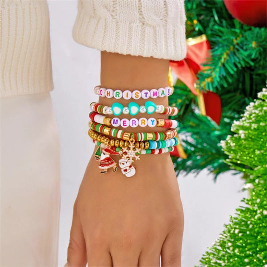6 Piece Christmas Beaded Bracelet - DicartluzeDicartluzed6b9d582 - e078 - 4262 - b307 - c705e94060ad - Max - Origin