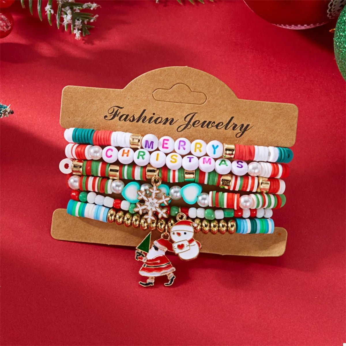 6 Piece Christmas Beaded Bracelet - DicartluzeDicartluzeac23d2c2 - 1b06 - 40c5 - 845d - e6f4435aa066 - Max - Origin