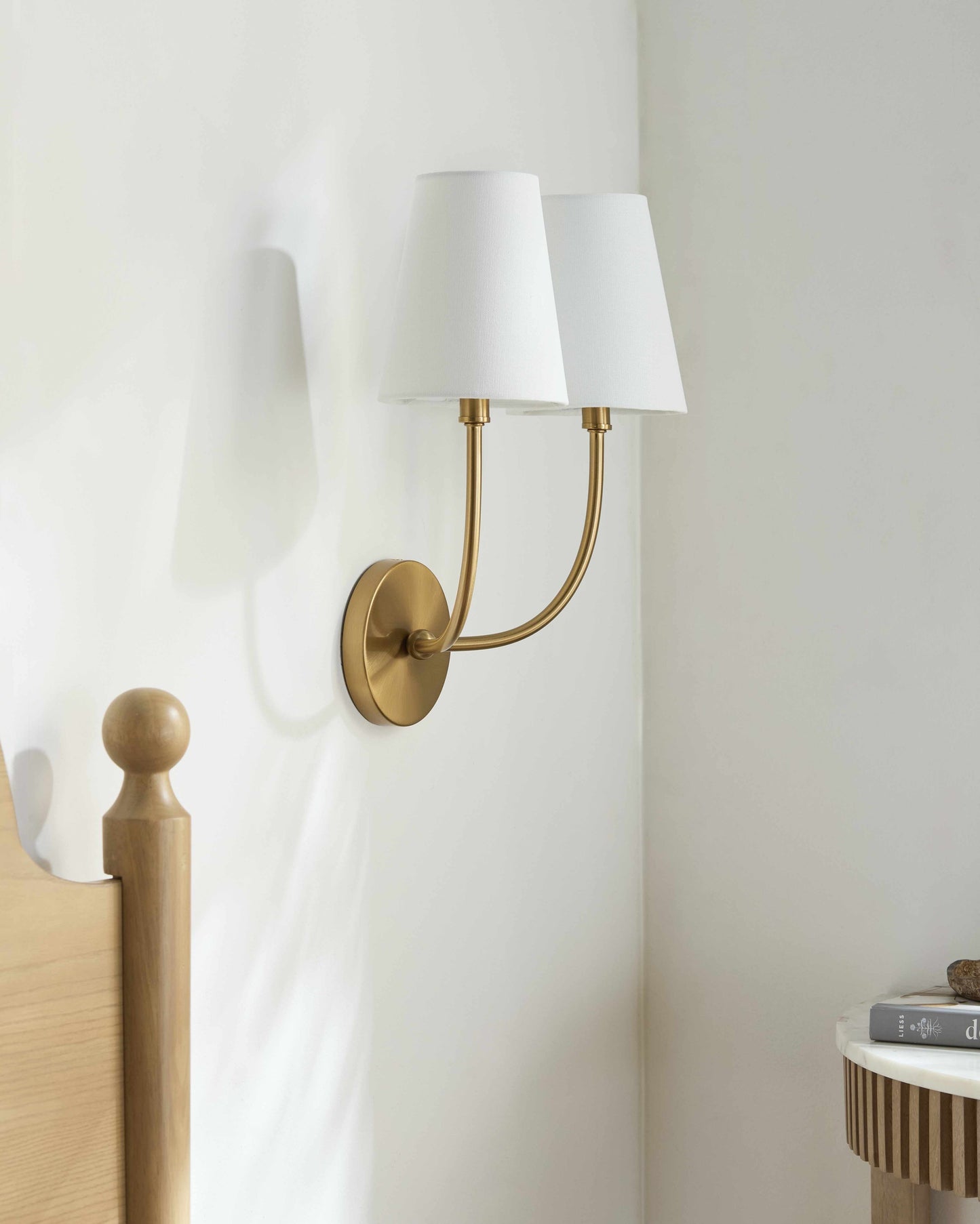 Clauzetto Metallic - Brass Wall Sconce-1