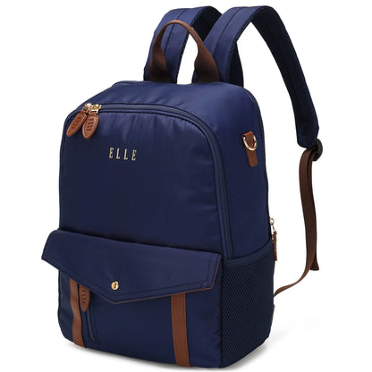 Luxe Journey 18L Twill and Vegan Leather Backpack