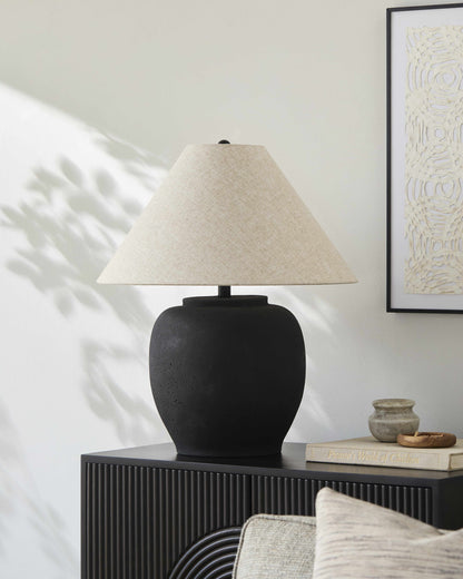 Gurgurnica Beige Table Lamp-4