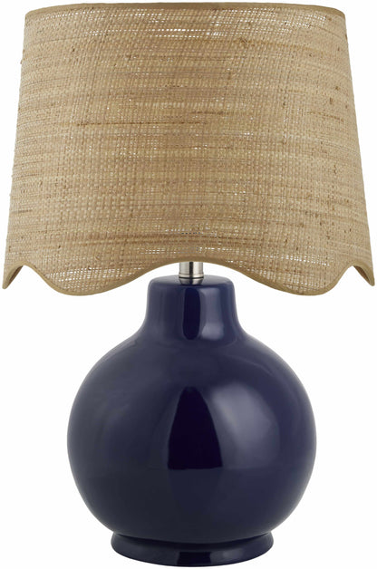 Pojezerje Navy Rattan Table Lamp-0