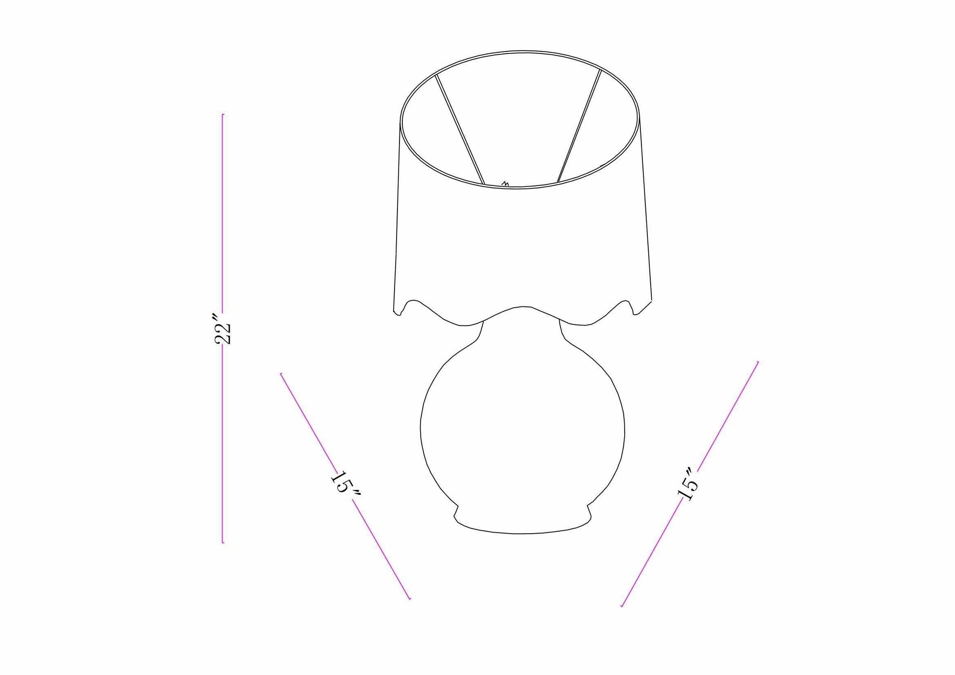 Pojezerje Navy Rattan Table Lamp-4