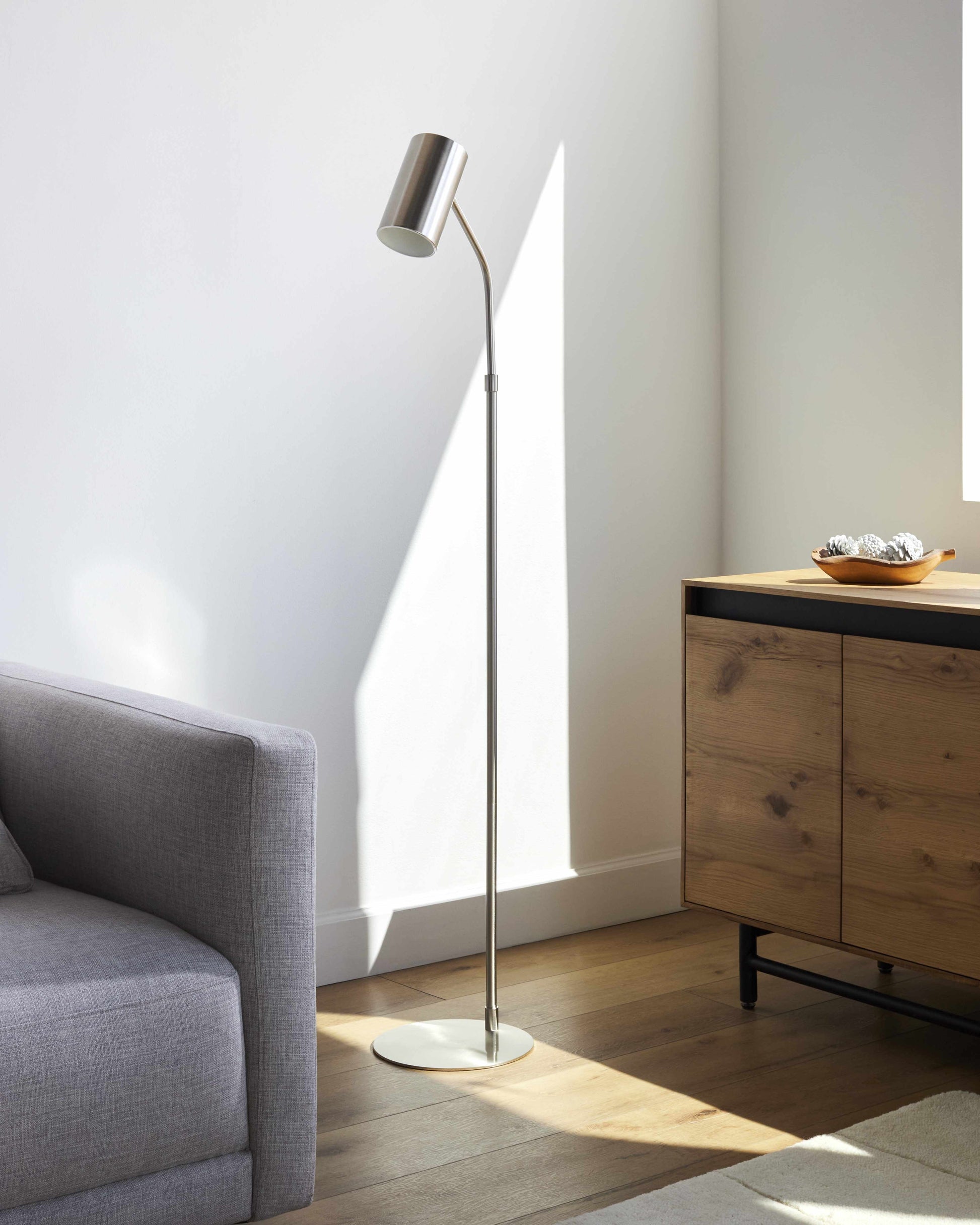 Pielavesi Silver Gray Floor Lamp-3