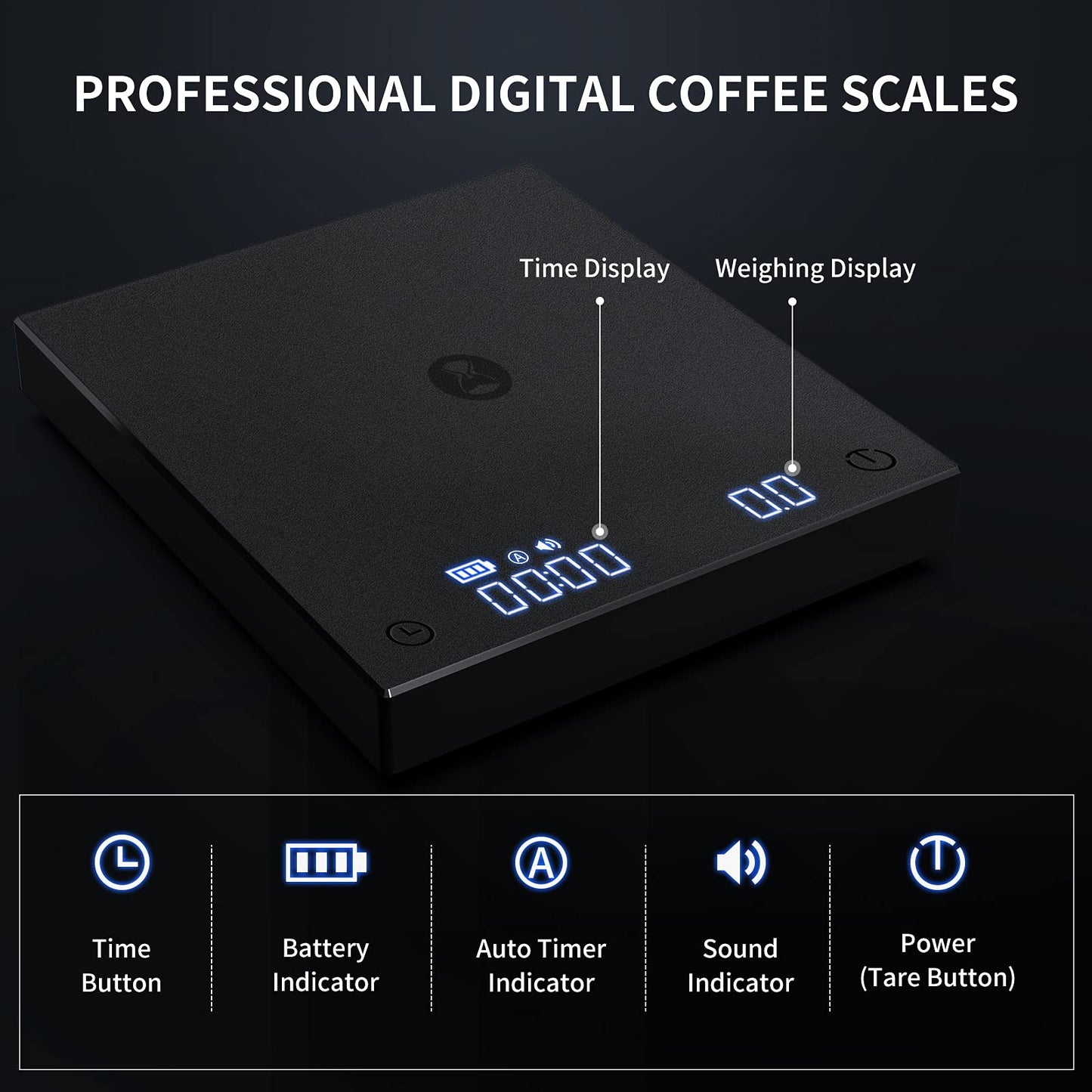 NNEOBA Electronic Coffee Scale-4