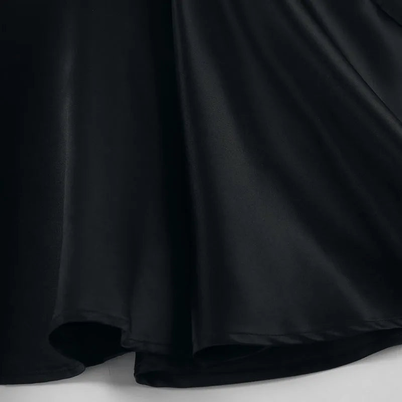 Elegant Backless Halter Mini Dress for Women French Style Sexy Sleeveless with Pocket Short Dress Black Evening Party Vestidos