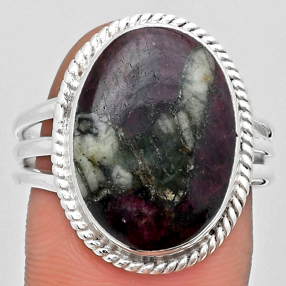 Natural Russian Eudialyte Ring size-9.5 R-1010 SDR184322-0
