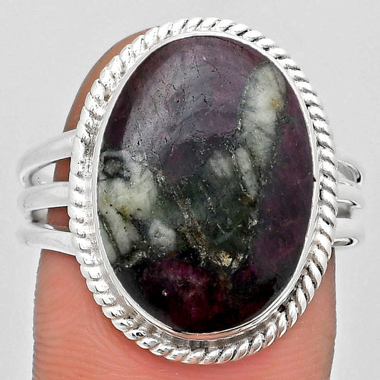 Natural Russian Eudialyte Ring size-9.5 R-1010 SDR184322-0