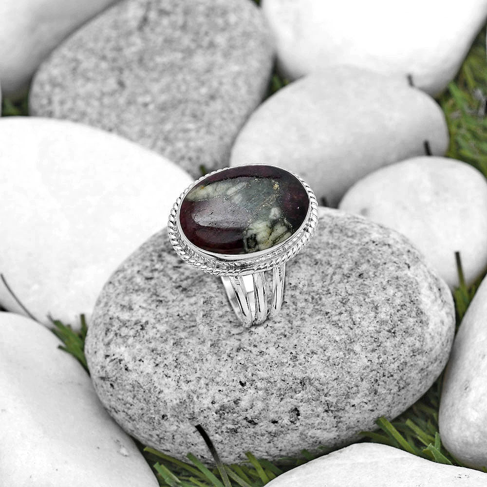 Natural Russian Eudialyte Ring size-9.5 R-1010 SDR184322-1