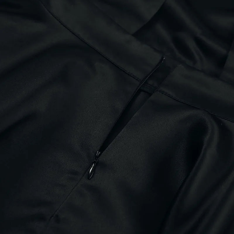 Elegant Backless Halter Mini Dress for Women French Style Sexy Sleeveless with Pocket Short Dress Black Evening Party Vestidos