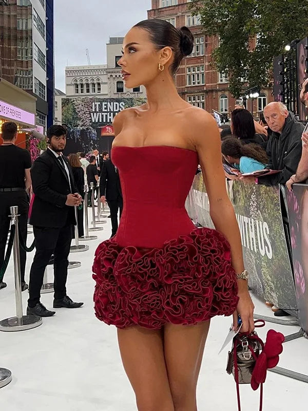 Sexy Strapl Waist Cinching Top Slim Fit Bandage Crop Top Women's Vest Strapl Pure Color ort Sve Summer Faion