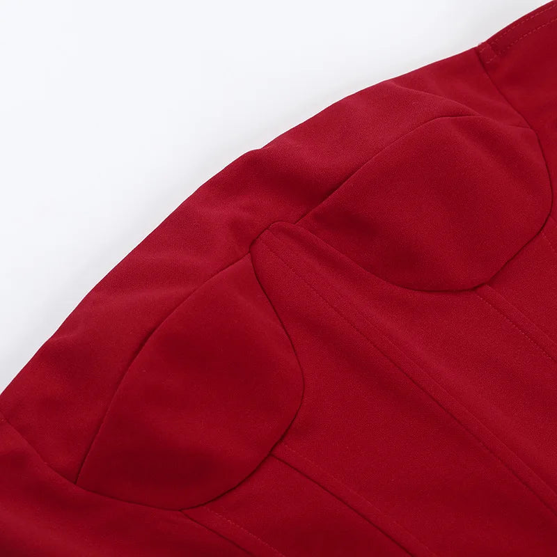 Sexy Strapl Waist Cinching Top Slim Fit Bandage Crop Top Women's Vest Strapl Pure Color ort Sve Summer Faion