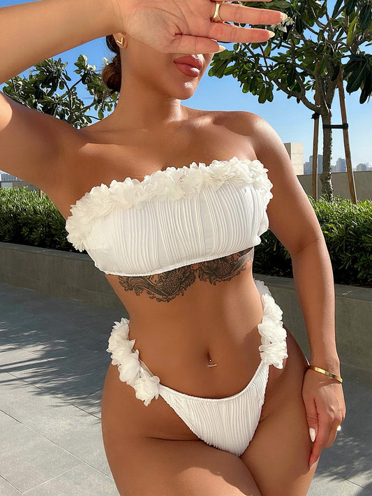 Applique Tie Back Two - Piece Bikini Set - DicartluzeDicartluzed1a29b61b9014701bd20594f3863b2b6 - Max
