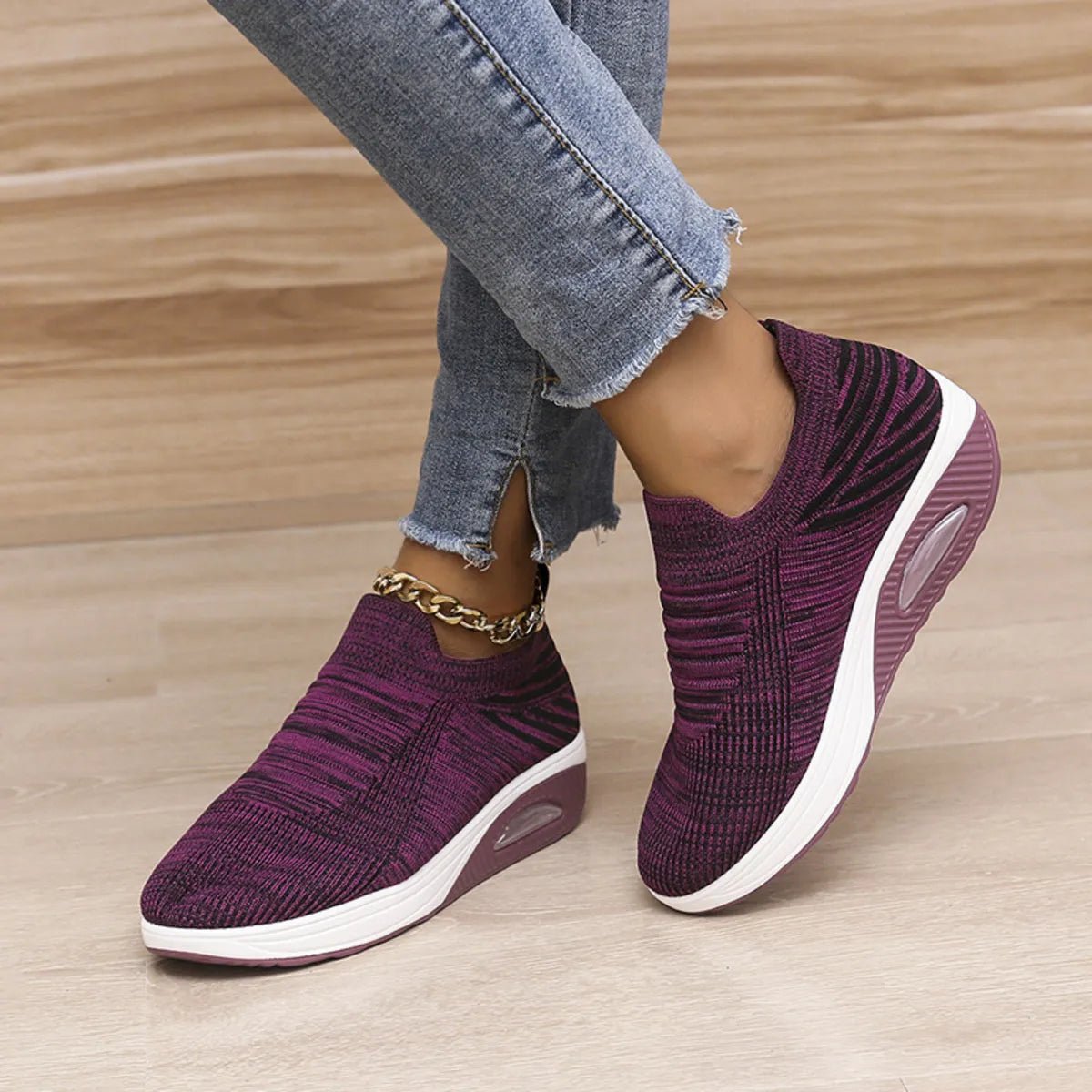 Breathable Mesh Wedge Sneakers - DicartluzeDicartluze285b485dfac541b78ec1e079a50c8331 - Max - Origin