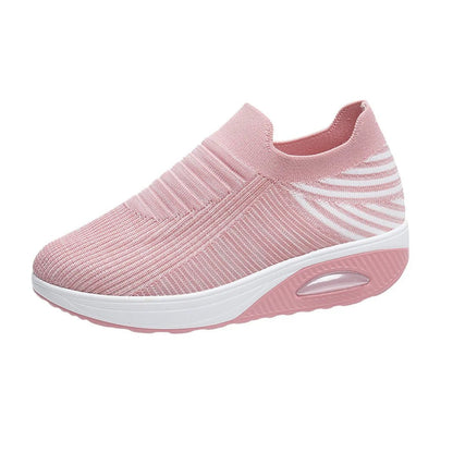 Breathable Mesh Wedge Sneakers - DicartluzeDicartluzefa8f9e1651b54f5191aae32b44f13a80 - Max - Origin
