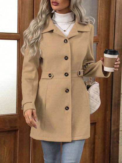 Button Up Long Sleeve Coat - DicartluzeDicartluzeebc2a99290e14386b51a2a9861f9a3bd - Max - Origin
