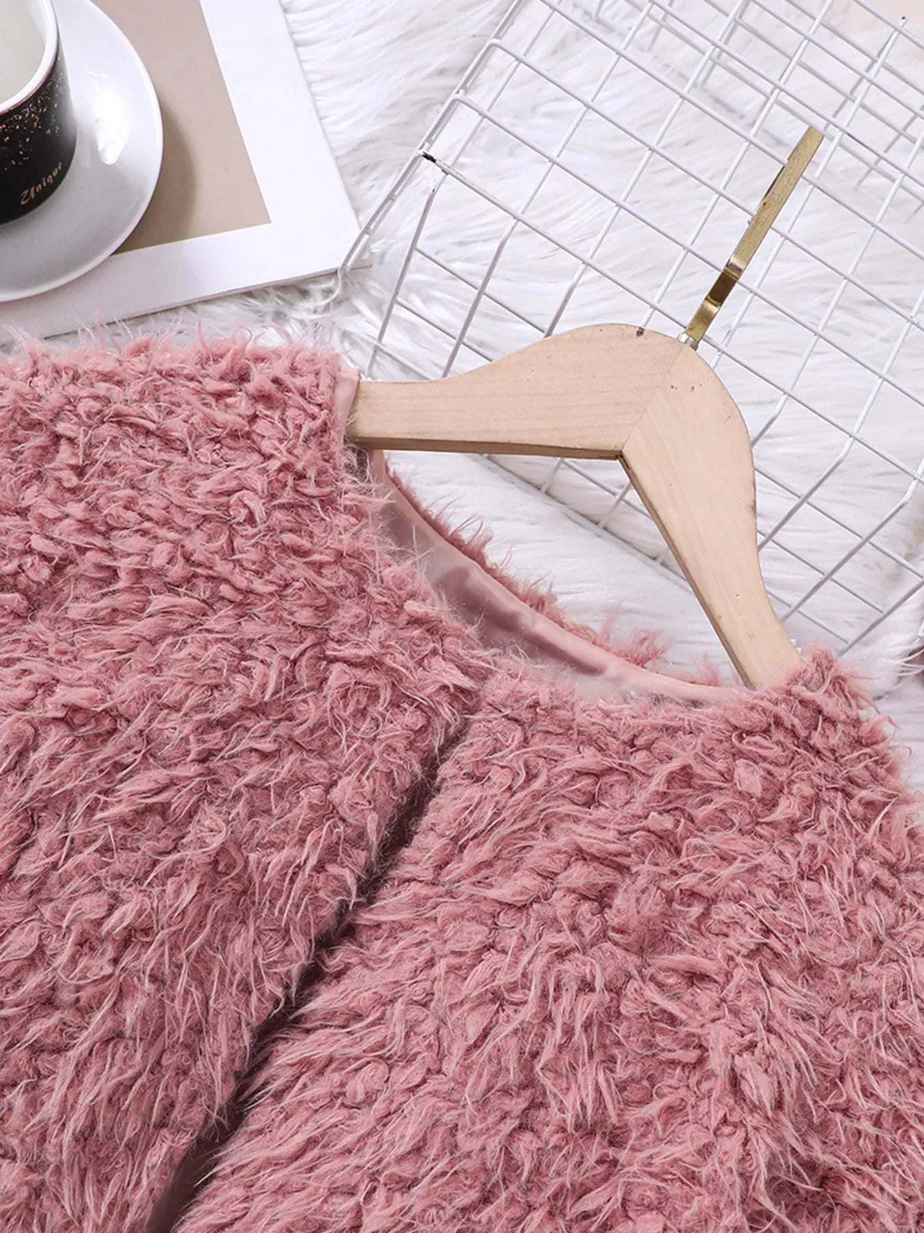 Children's Faux Fur Jacket & Ribbed Dress Set - DicartluzeDicartluze058cb9396c4340c387f5bede44c4525e - Max - Origin