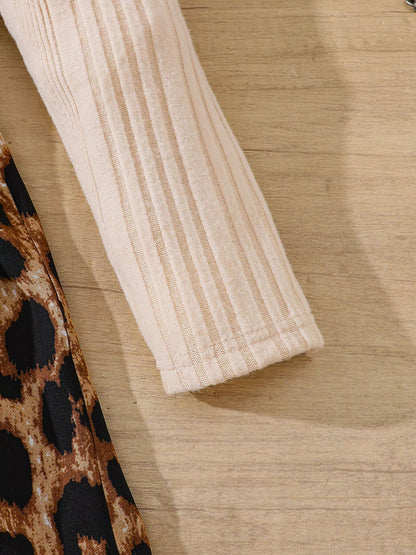 Children's Leopard Print Ruffle Collar Long Sleeve Dress - DicartluzeDicartluze219eb251d0b748e6bb9a0cce03ca5edb - Max - Origin