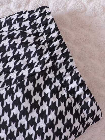 Children's Long Sleeve Top & Houndstooth Pants Set - DicartluzeDicartluze8ec4e93e95394a4db1695079335eb5e9 - Max - Origin