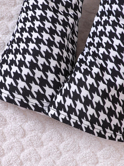 Children's Long Sleeve Top & Houndstooth Pants Set - DicartluzeDicartluze201f898e61434be5b7776800c9c127fb - Max - Origin