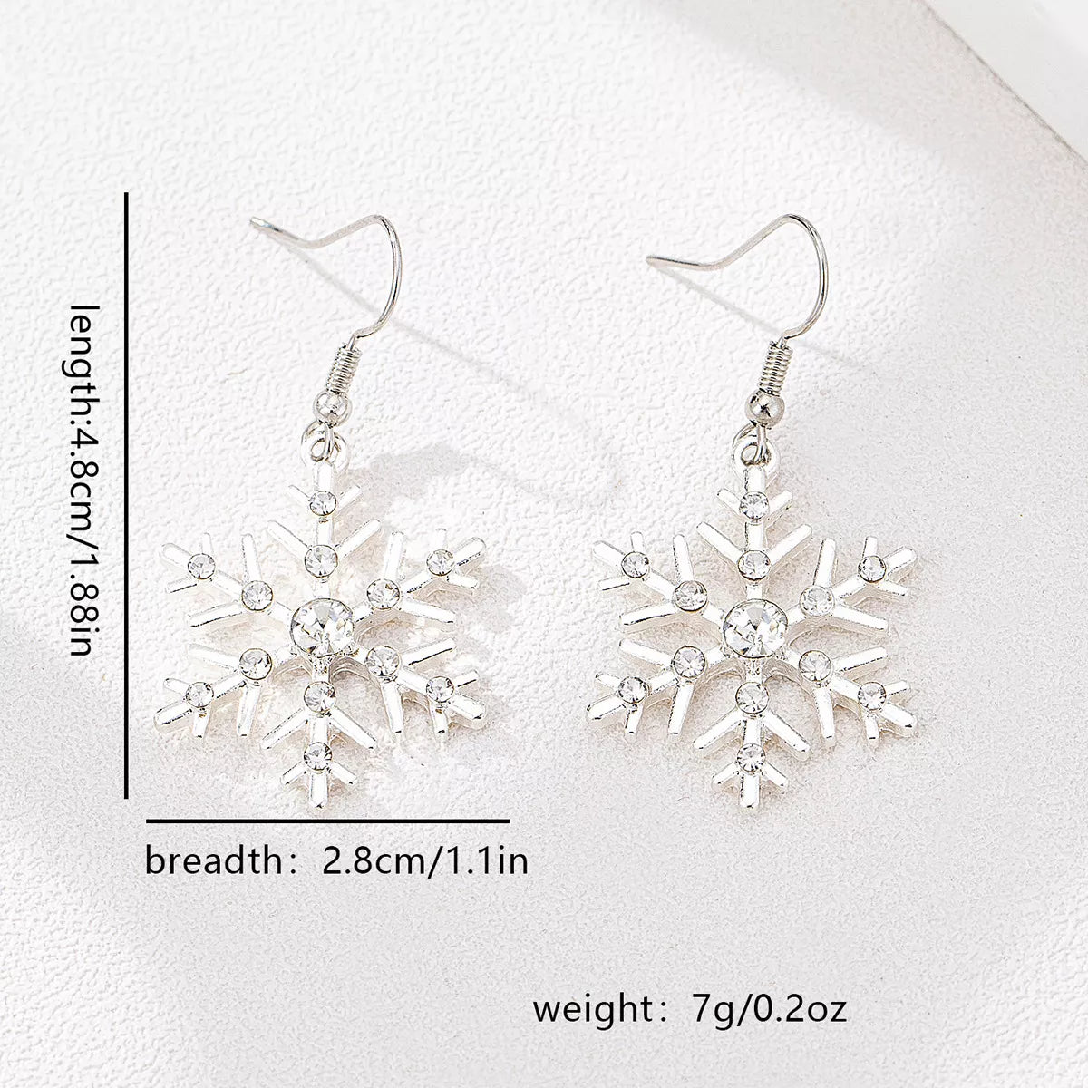 Christmas Snowflake Dangle Earrings - DicartluzeDicartluze37d5a934 - 14bb - 4ee0 - 9e8a - b62e4c475810 - Max - Origin