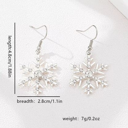 Christmas Snowflake Dangle Earrings - DicartluzeDicartluze37d5a934 - 14bb - 4ee0 - 9e8a - b62e4c475810 - Max - Origin