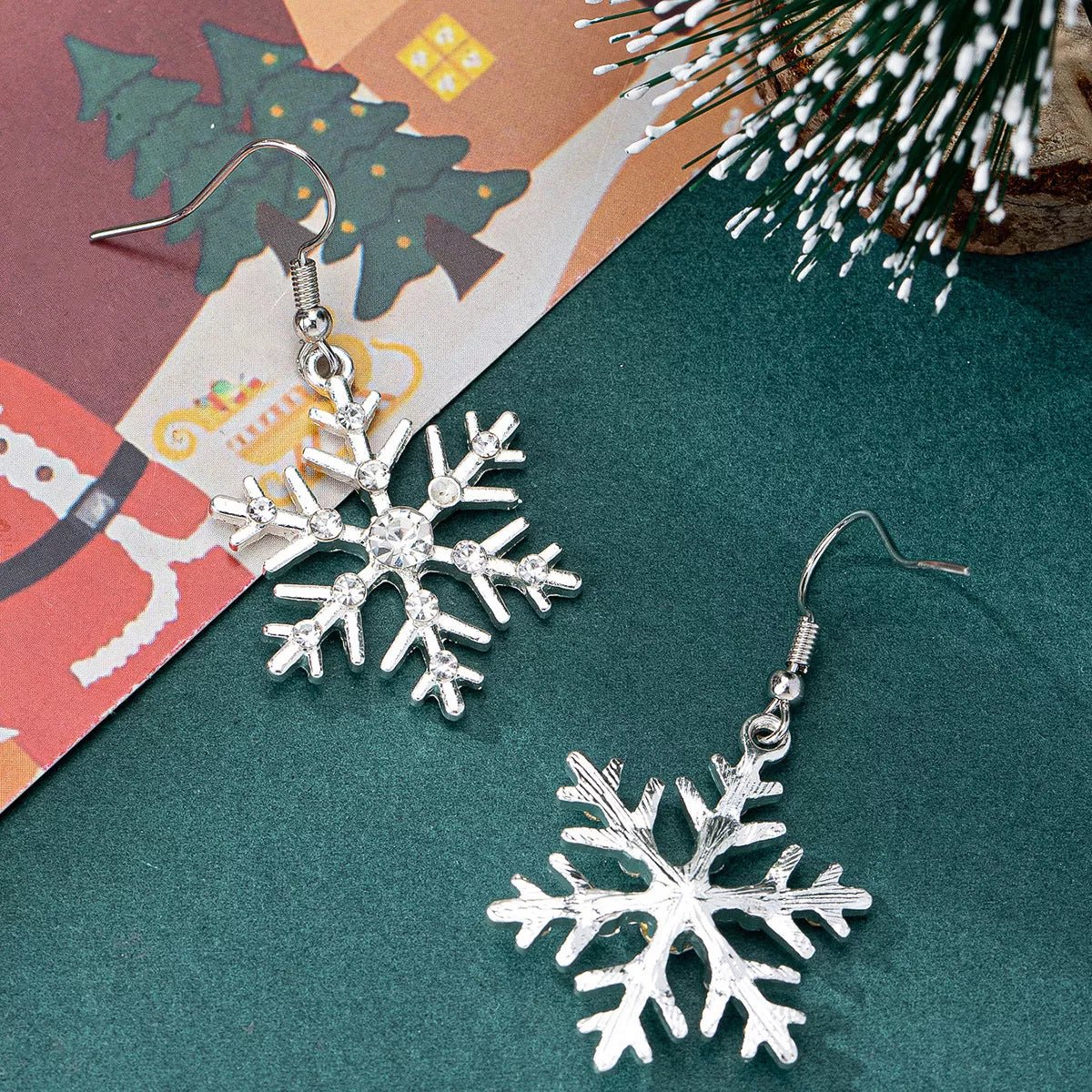 Christmas Snowflake Dangle Earrings - DicartluzeDicartluze5ba591f0 - f5a6 - 412a - bbb2 - 30cb623a34b3 - Max - Origin