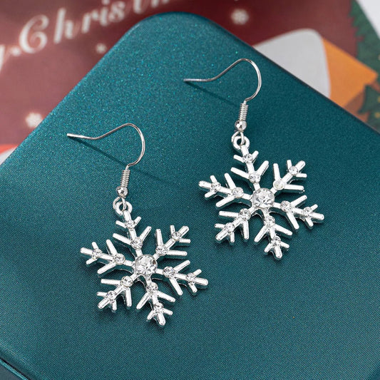 Christmas Snowflake Dangle Earrings - DicartluzeDicartluze5fa73219 - d103 - 47be - b475 - bbc86adff6e7 - Max - Origin
