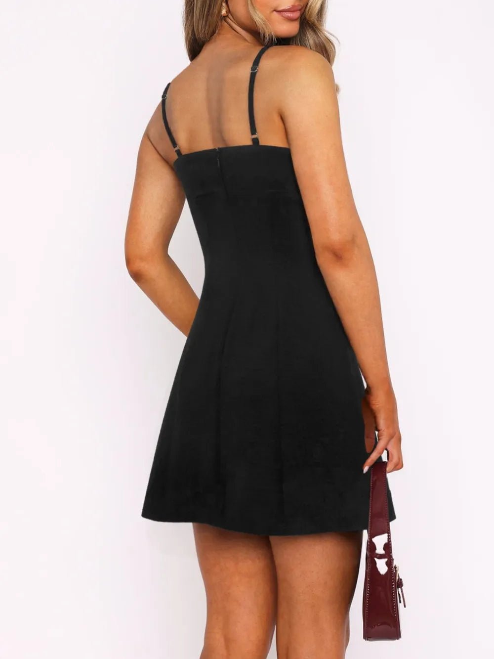 Contrast Mini Cami Dress - DicartluzeDicartluze5e3d052f - ac14 - 4d4d - b4f5 - 72343e5c3304 - Max