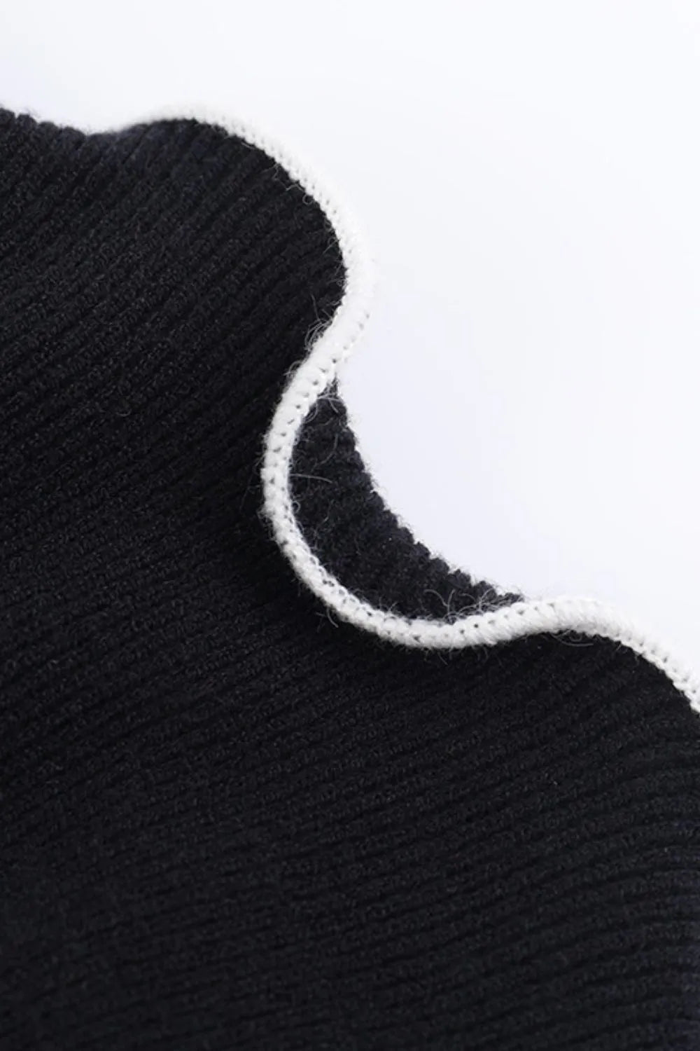 Contrast Trim Long Sleeve Mini Dress - DicartluzeDicartluze5c66c402 - 5081 - 4a0a - b732 - b6e9958d60b8 - Max