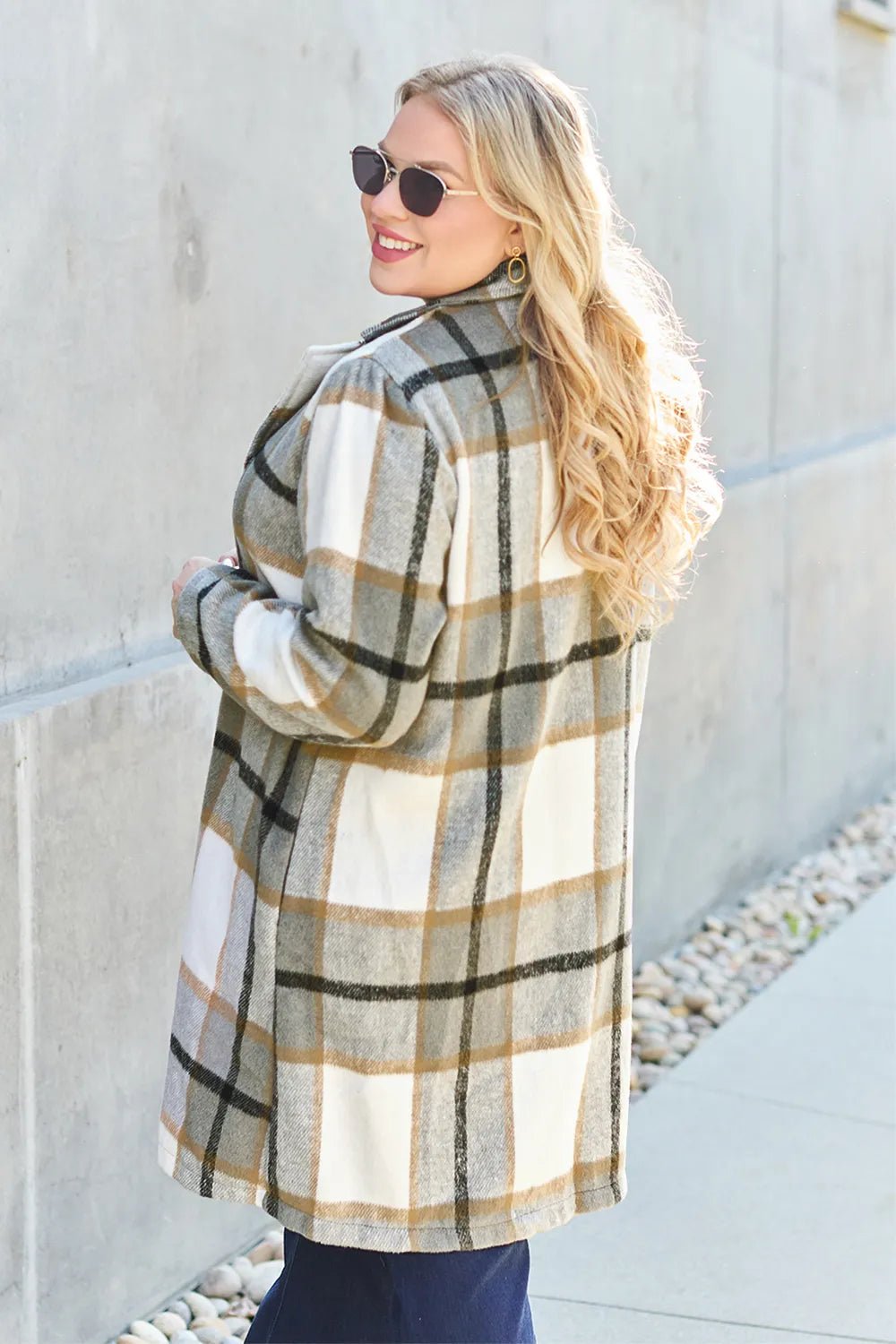 Double Take Full Size Plaid Button Up Lapel Collar Coat - DicartluzeDicartluzee0df1878 - 91ae - 4e9d - bea2 - 2e4393f8bd56 - Max