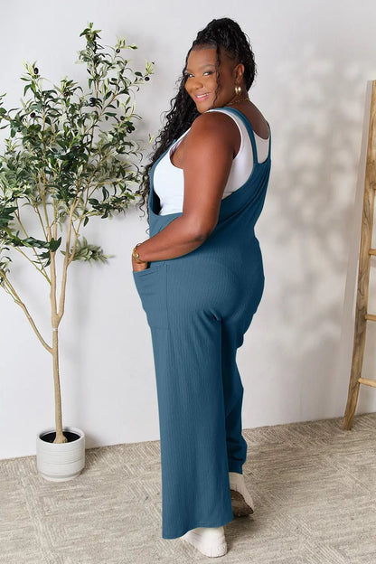Double Take Full Size Wide Strap Overall with Pockets - DicartluzeDicartluzea49f1ee133f24cc1baf8445e0ca2ce4a - Max