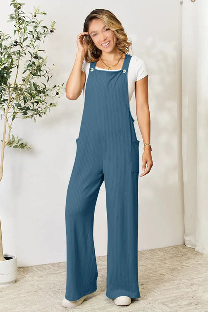 Double Take Full Size Wide Strap Overall with Pockets - DicartluzeDicartluze9b60e5c79ee547a3a6a6d59ba041af97 - Max