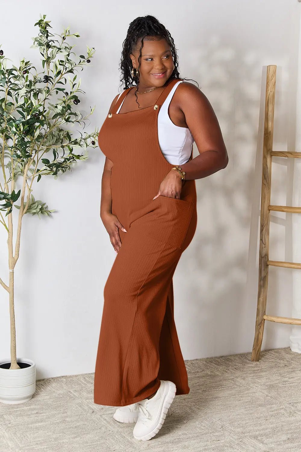 Double Take Full Size Wide Strap Overall with Pockets - DicartluzeDicartluzec64fb6711a1f4d05b9ba02ff594750d4 - Max