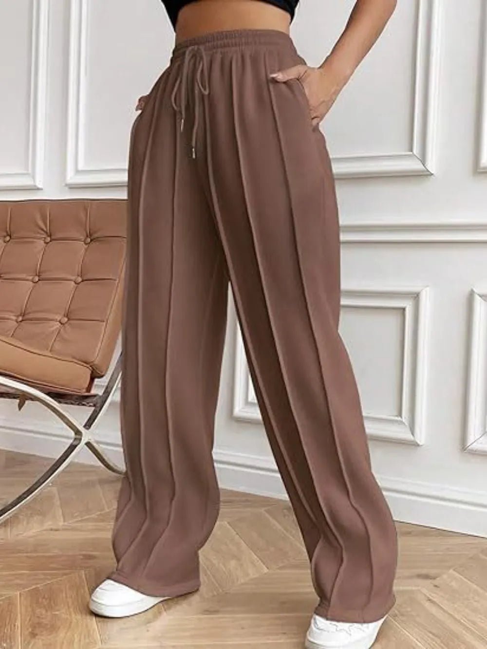 Drawstring Wide Leg Pants with Pockets - DicartluzeDicartluzea78d0cc2 - 7bc6 - 490f - a2c2 - 17ae7f4dae0f - Max
