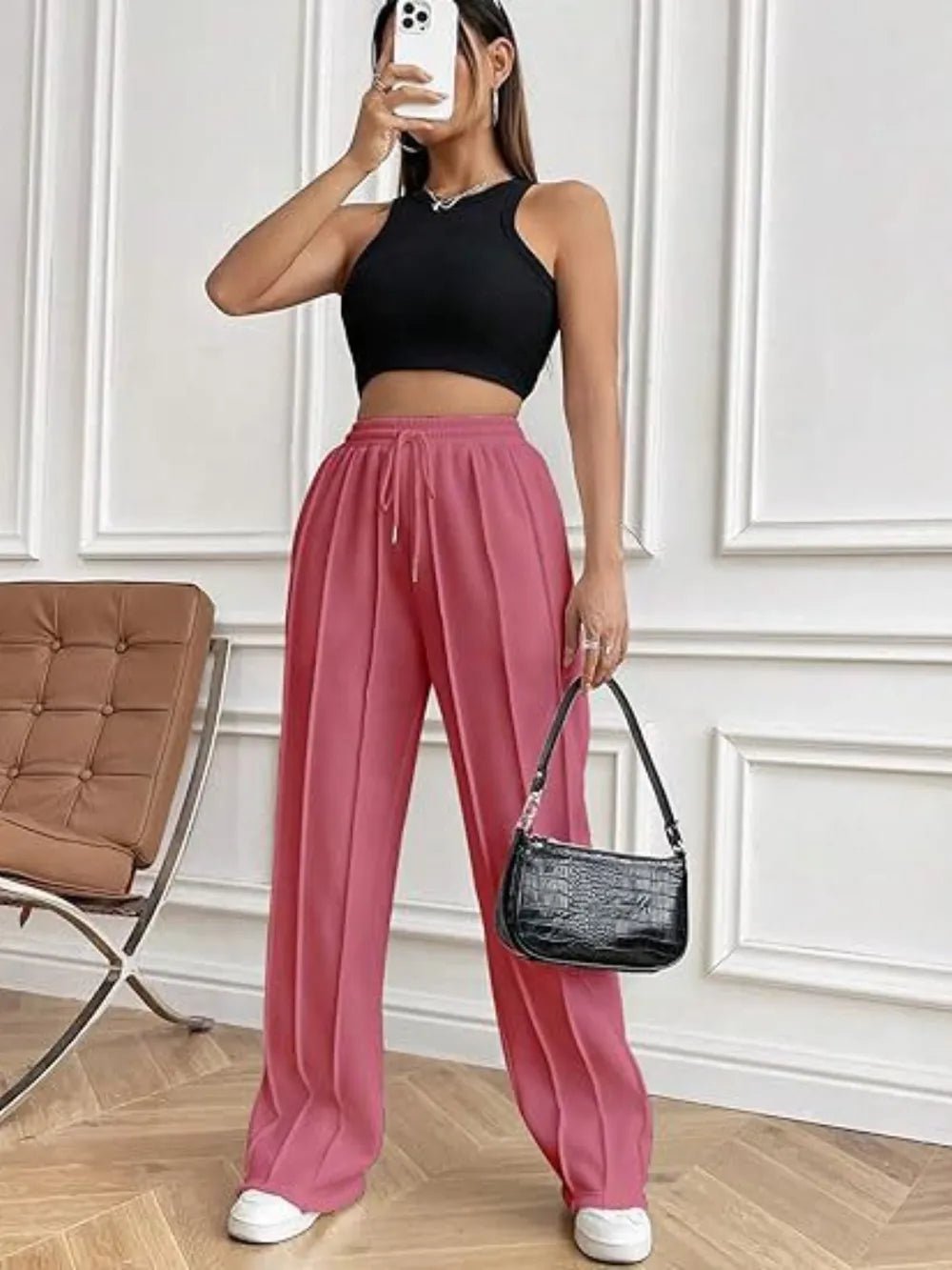 Drawstring Wide Leg Pants with Pockets - DicartluzeDicartluzed3f97999 - b7ea - 42bc - b342 - ba84d67ec02c - Max