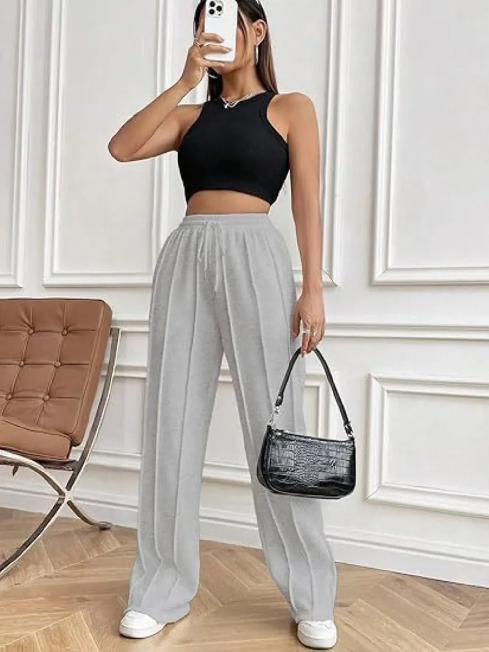 Drawstring Wide Leg Pants with Pockets - DicartluzeDicartluzef441c7ae - f647 - 4261 - 9bc7 - 9afc9d01f333 - Max