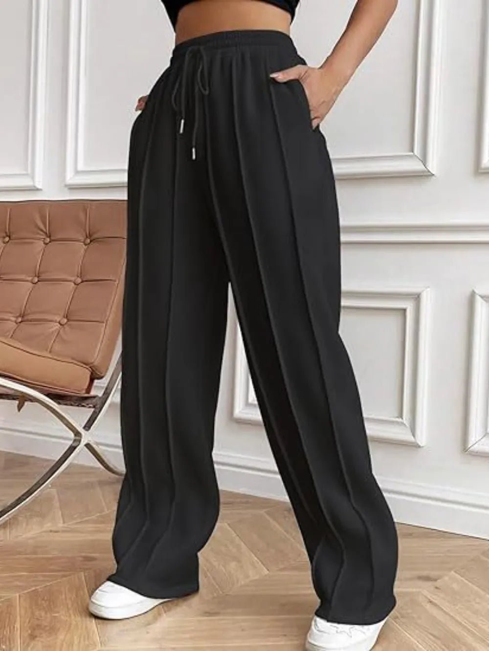 Drawstring Wide Leg Pants with Pockets - DicartluzeDicartluzeec3914c4 - 95a1 - 4b68 - b16b - dfd9181c1bde - Max