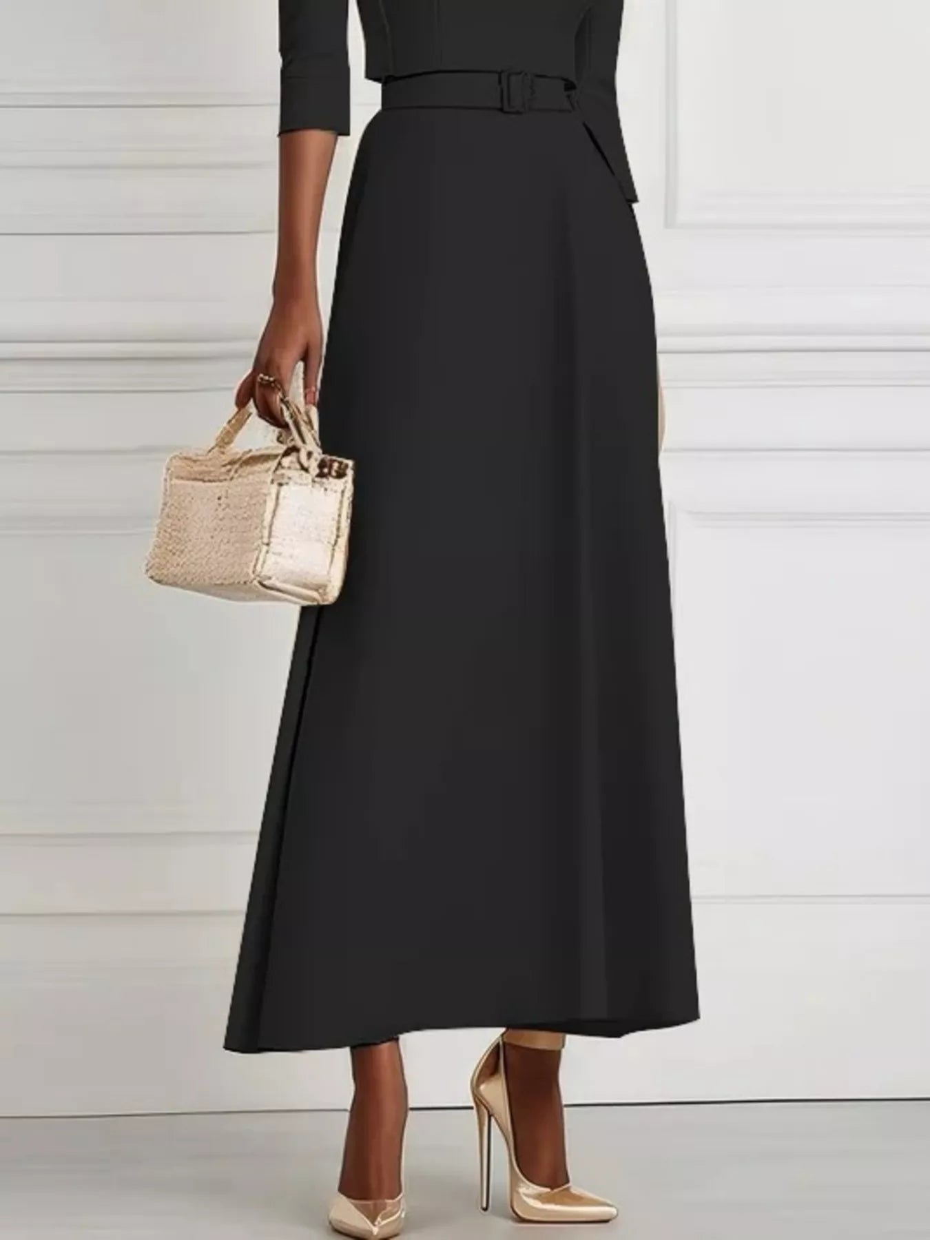 Elegant Off - Shoulder Belted Maxi Dress - DicartluzeDicartluzec65bf40f70614e21af738e4acac91cfa - Max - Origin