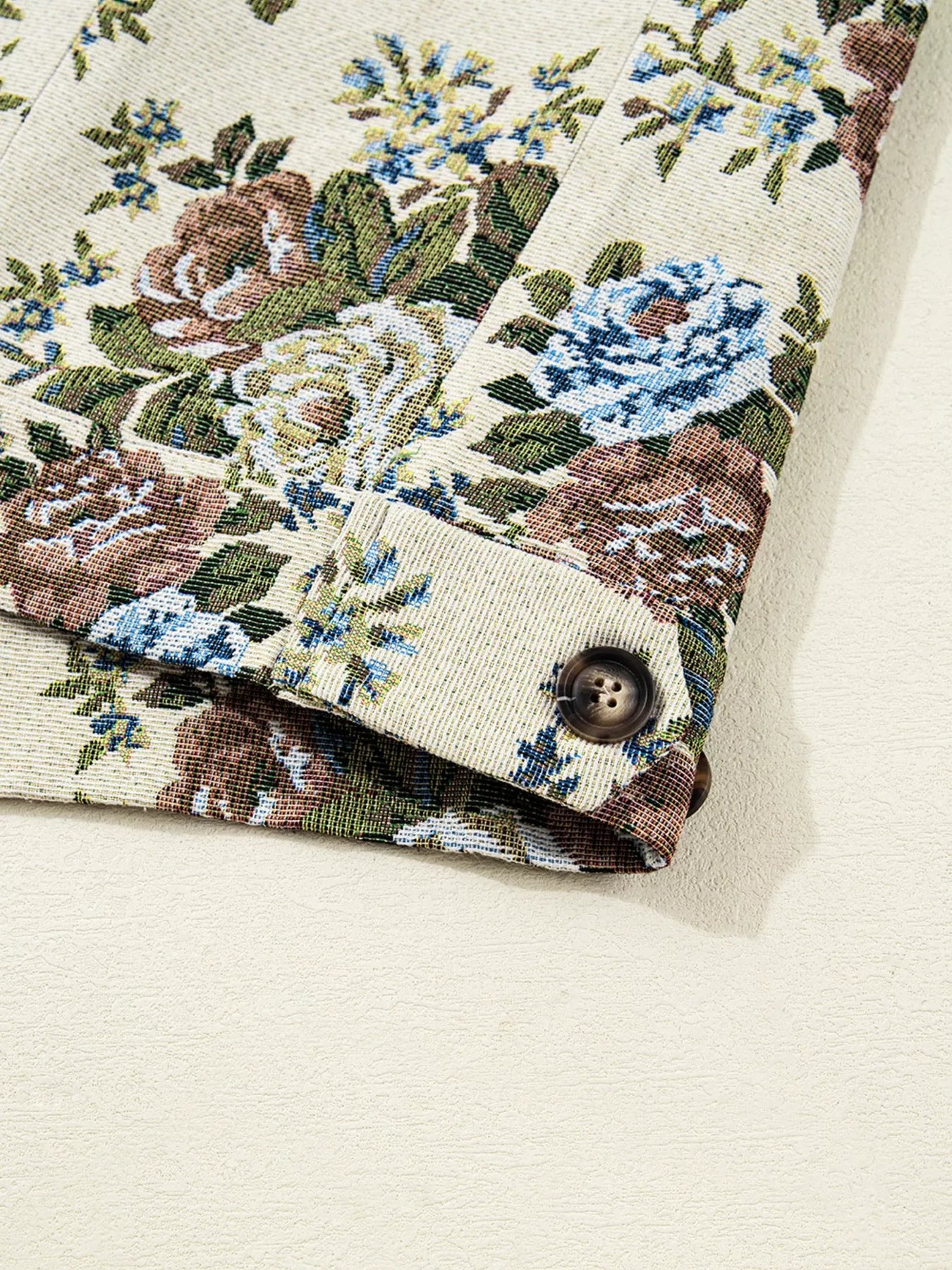 Floral Print Zip Up Contrast Collared Jacket - DicartluzeDicartluze51b519428c8349a7a2bb82164d9a336a - Max - Origin