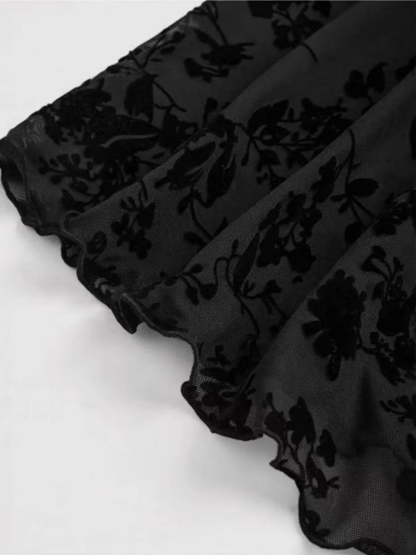 Lace Flare Sleeve Mini Dress - DicartluzeDicartluzee2387fdb56b44af7ace0d114f3eef570 - Max - Origin