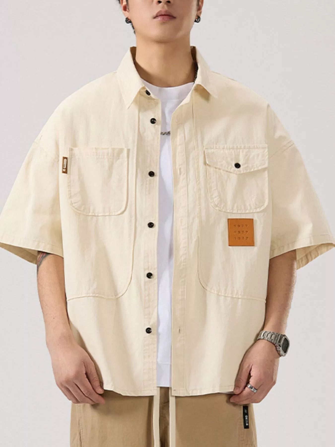 Men's Full Size Casual Short Sleeve Shirt Plus Size - DicartluzeDicartluzef6f7e9df - d367 - 4877 - a396 - 0ada3edc7694 - Max - Origin