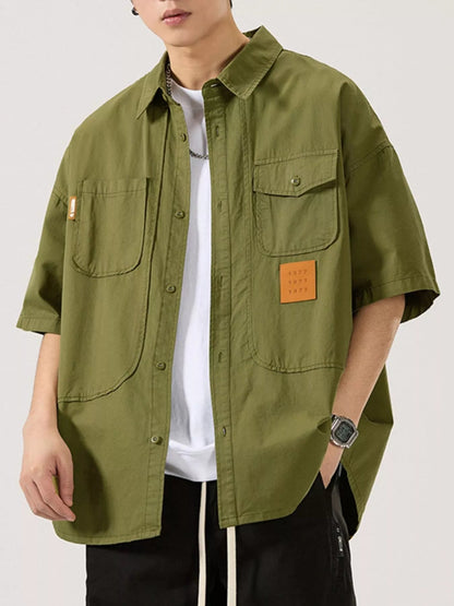 Men's Full Size Casual Short Sleeve Shirt Plus Size - DicartluzeDicartluze2abe1cea - 495e - 441c - a44f - 91d85ede89ae - Max - Origin