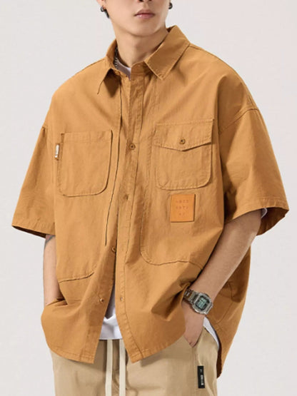 Men's Full Size Casual Short Sleeve Shirt Plus Size - DicartluzeDicartluzeb4f7f215 - d827 - 4e5e - 8f64 - b20ca8df6117 - Max - Origin